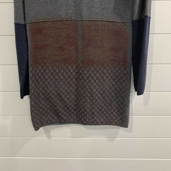 Peter Pilotto | Cardigan Sweater Wool Mixed Print V Neck- size XS Small - Picture 8 of 9